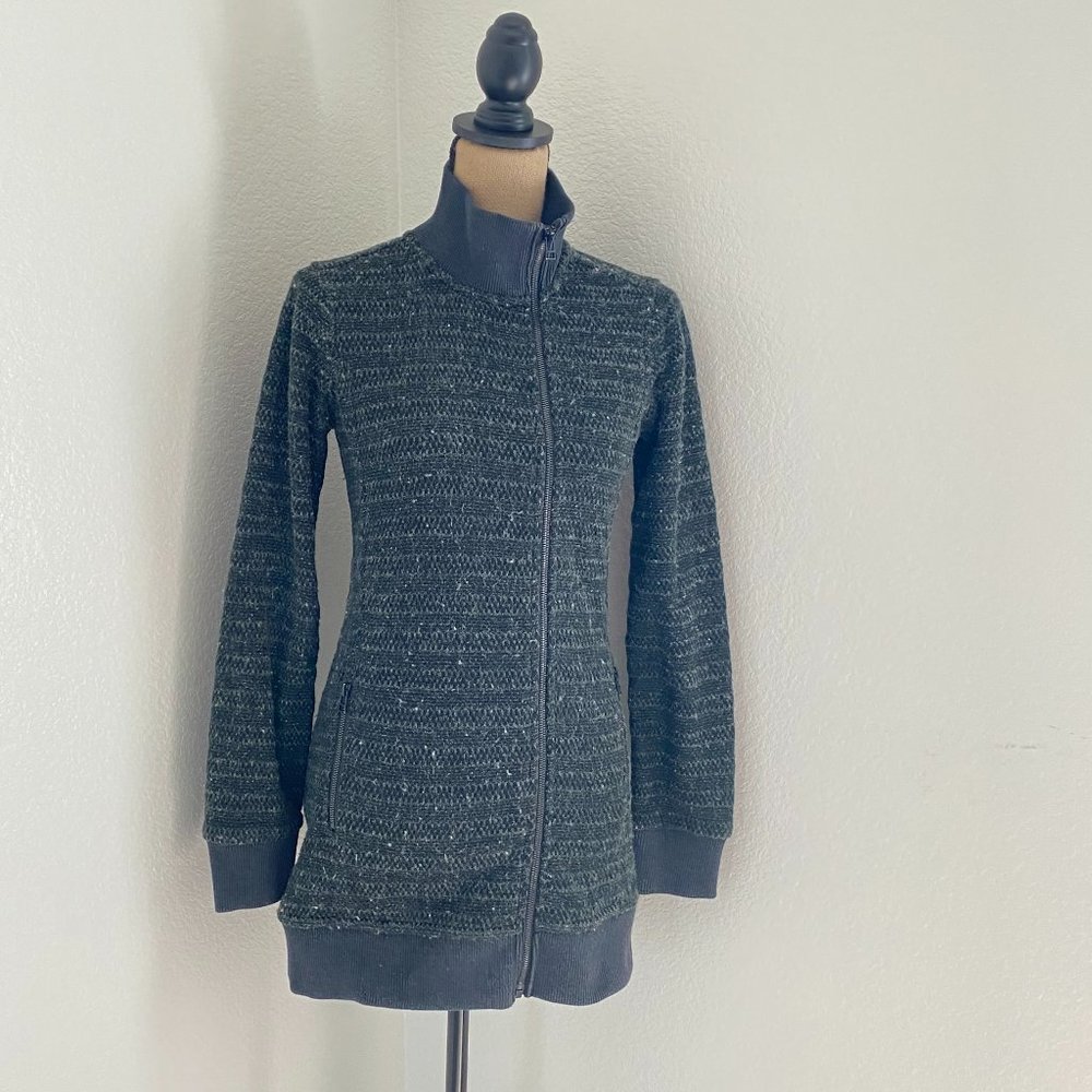 Roots Herringbone sweater jacket